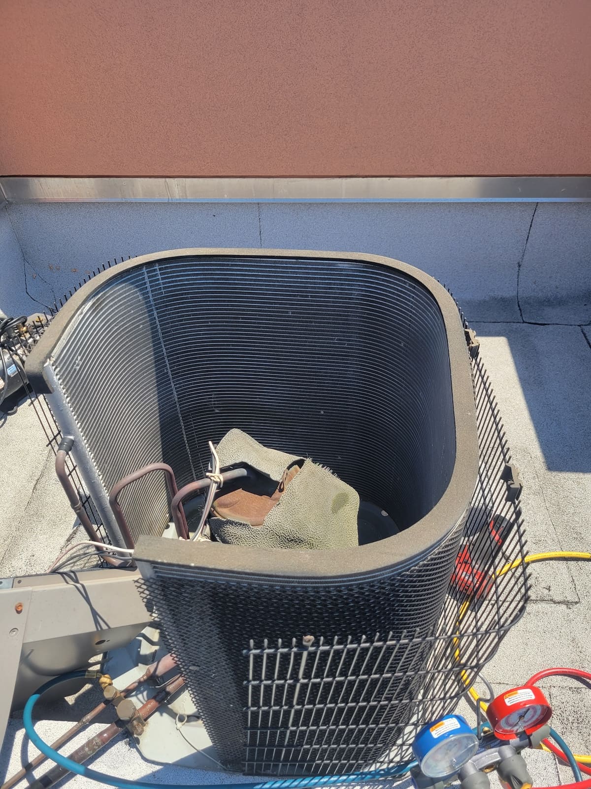 Coil Replacement on AC Condenser Unit job photo 3